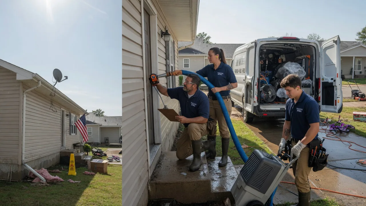 Ceiling Water Damage Restoration in Delmont, PA near me